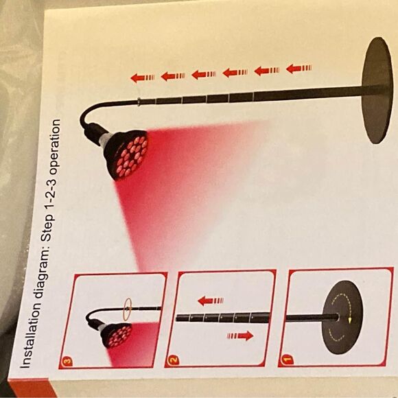 LED Red Light Telescopic Therapy Light 54 Watt - Picture 4 of 5